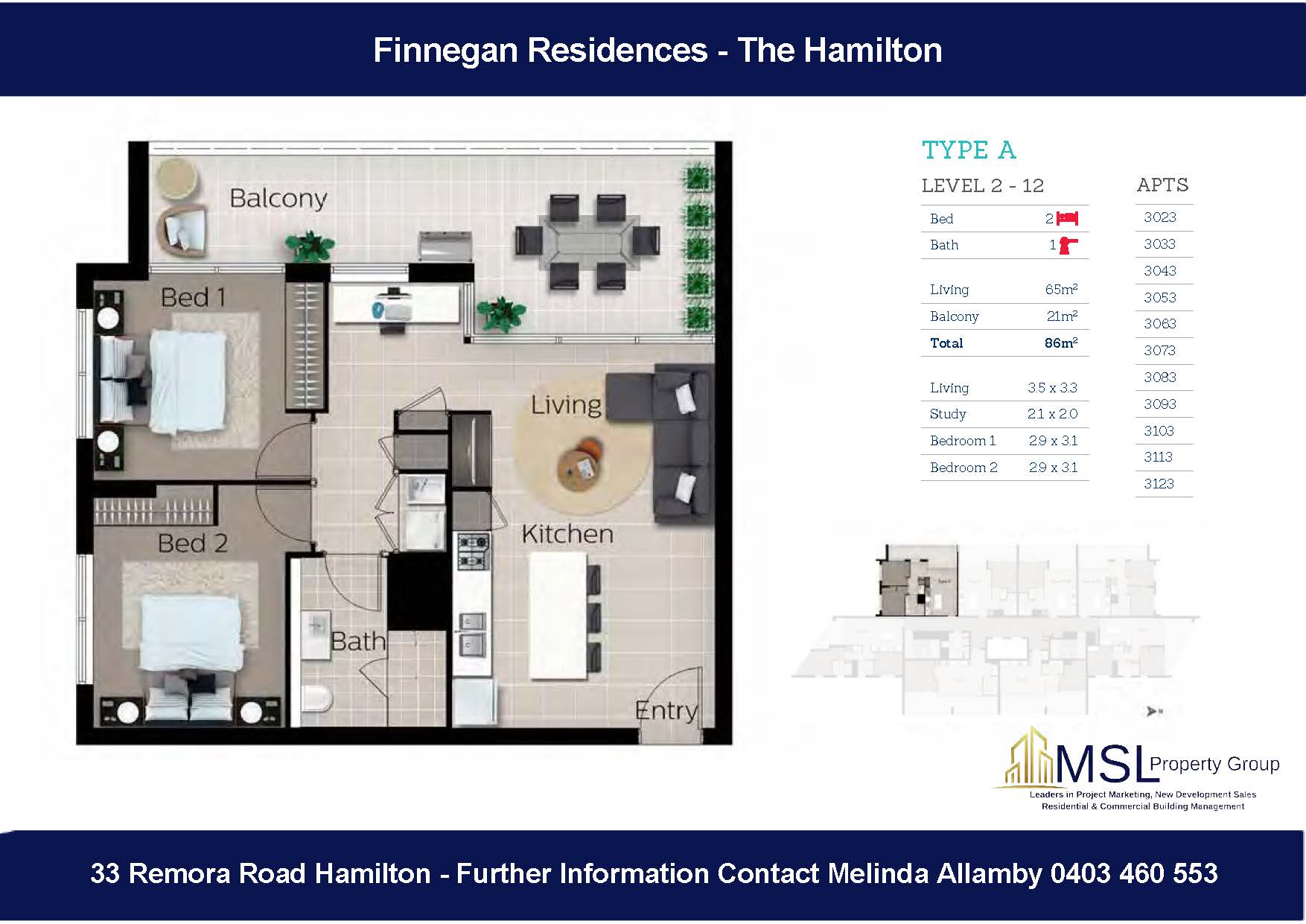 Finnegan "The Hamilton" MSL Property Group