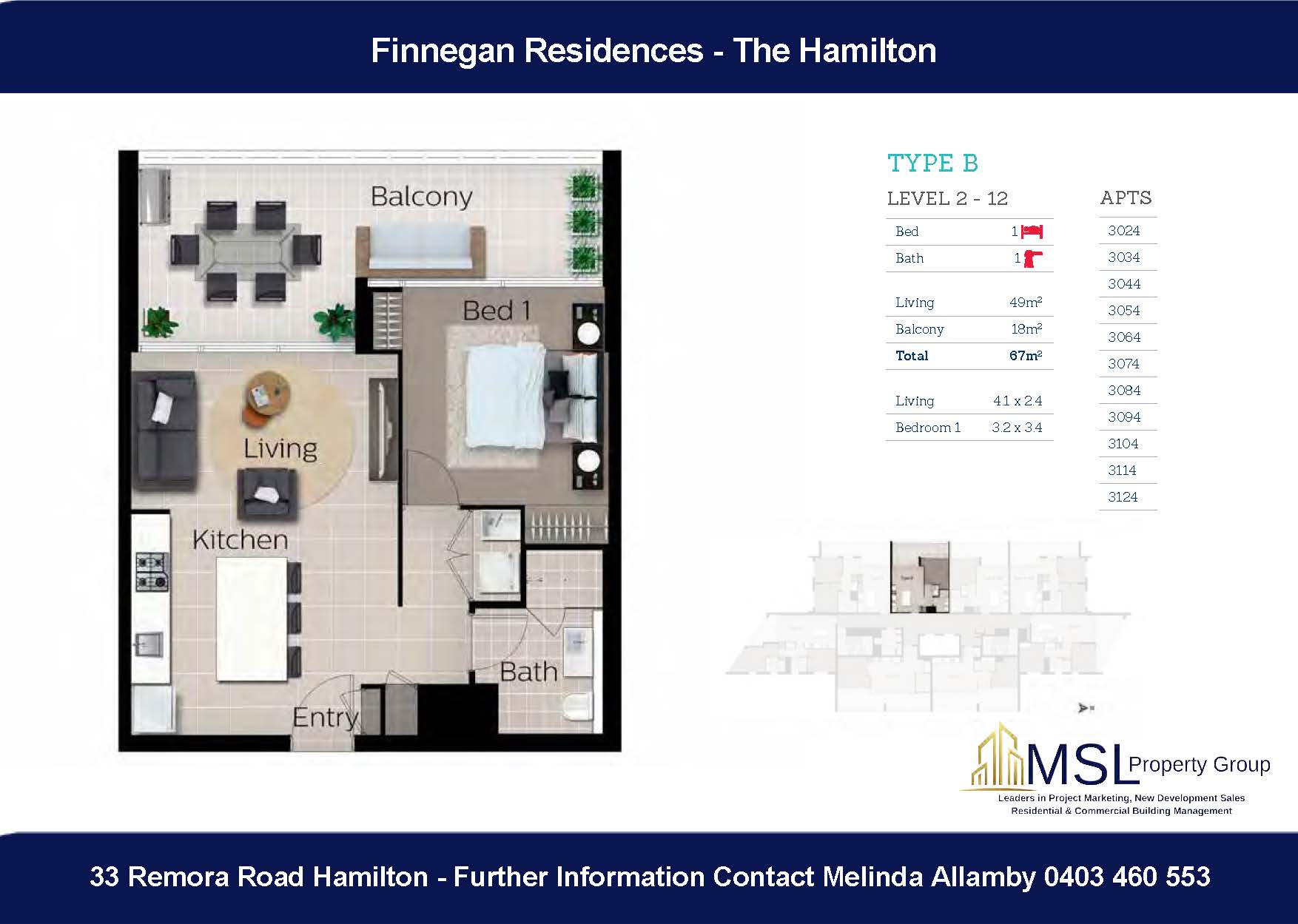 Finnegan "The Hamilton" MSL Property Group
